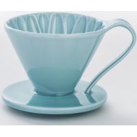 CAFEC Arita Ware Flower Dripper 1 kop, blå