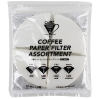 CAFEC 4P 4 filterpapirsortiment til 4 kopper, 4 × 40 stk.