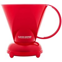 Clever Coffee Dripper L Red + 100 filterpapirer