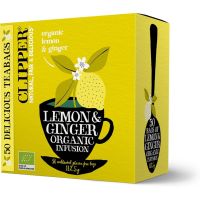Clipper Organic Lemon & Ginger Infusion 50 teposer