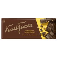 Karl Fazer mørk chokolade & hele hasselnødder chokoladeplade 200 g