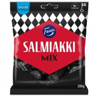 Fazer Salmiakki Mix salmiakslik 200 g pose