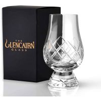 Glencairn Glas mundblæst skåret whiskyglas
