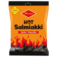 Halva Hot salmiakslik 160 g pose