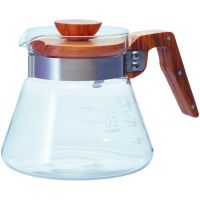 Hario Coffee Server Olive Wood kaffekande størrelse 02, 600 ml