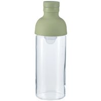 Hario Filter-in Bottle Cold Brewed Tea -teflaske 300 ml, Smoky Green