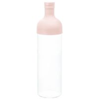 Hario Filter-In Bottle Cold Brewed Tea 750 ml, Smokey Pink