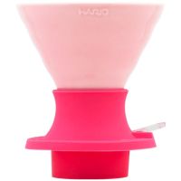 Hario V60 Immersion Dripper Switch Ceramic størrelse 02 + filterpapir, Berry Pink
