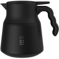 Hario V60 Insulated Stainless Steel Server PLUS størrelse 03 800 ml, sort