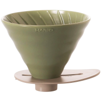 Hario V60 Switch & Match keramisk filterholder størrelse 03, oliegrøn