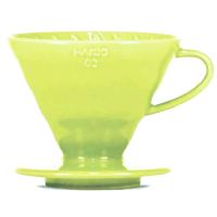 Hario V60 Dripper størrelse 02 filterholder i keramik, lys grøn
