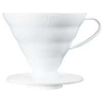 Hario V60 Dripper størrelse 02 filter holder, hvid plast