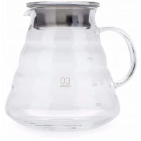 Hario V60 Glass Server kaffekande størrelse 03, 800 ml