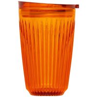 Huskee Cup Renew krus + låg, 350 ml, Amber