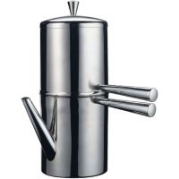 ILSA Neapolitan Cuccumella Steel Coffee Maker, 6 Cups