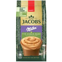 Jacobs Cappuccino Milka chokolade-hasselnød smagstilsat instantkaffe 400 g