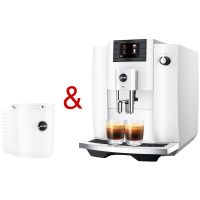 Jura E6 (EC) Coffee Automat + Cool Control maidonjäähdytin 0,6 l