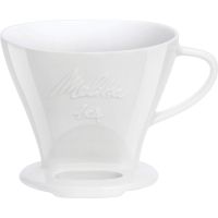 Melitta filterholder i porcelæn 1x4, hvid