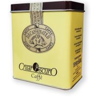 Mokaflor Chiaroscuro Decaffeinato CO2 koffeinfri kaffebønner 125 g metalkasse