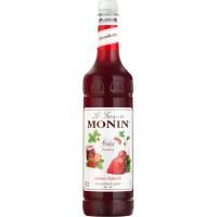 Monin Strawberry sirup 1 l PET-flaske