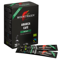 Mount Hagen koffeinfri instantkaffe, 25 x 2 g portionsposer
