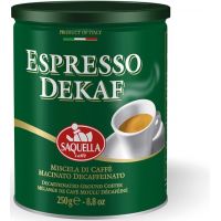 Saquella Espresso Dekaf koffeinfri 250 g malet kaffe