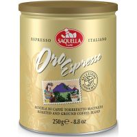 Saquella Gourmet Oro Espresso 250 g malet kaffe