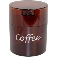 TightVac CoffeeVac opbevaringsbeholder 250 g, brun med tekst