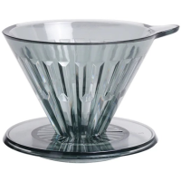 Timemore Crystal Eye Dripper filterholder størrelse 02, transparent sort