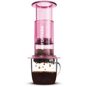 AeroPress Clear kaffebrygger, lyserød