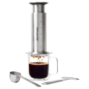 AeroPress Steel kaffebrygger i stål, sølv
