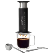 Aeropress Steel kaffebrygger i stål, sort