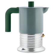 Alessi Vite PM01/6 GR espressokande til induktion 6 kopper, salviegrøn