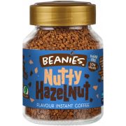 Beanies Nutty Hazelnut smagsat instant kaffe 50 g