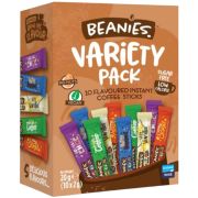 Beanies Variety Pack smagsat instantkaffe, 10 portionspakninger Beanies Variety Pack smagsat instantkaffe, 10 portionspakninger