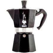 Bialetti Moka Express espressokande 6 kopper, sort