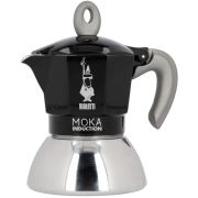 Bialetti Moka Induction Black espressokande, 2 kopper