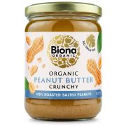 Biona Peanut Butter Crunchy Salted 500 g