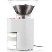 Bodum Bistro Electric Burr Coffee Grinder, White