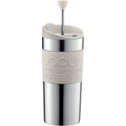 Bodum Travel Press termokrus med stempelfunktion 350 ml, Hvid