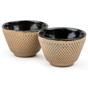 Bredemeijer Xilin Cast Iron Tea Cups 100 ml, 2 pcs, Camel