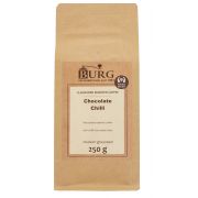 Burg smagsat kaffe, chokolade chili 250 g malet