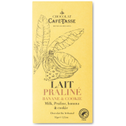 Café-Tasse mælkechokolade, praliné, banan & cookie 95 g