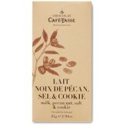 Café-Tasse Mælkechokolade & pecannød, havsalt og cookiestykker 85 g