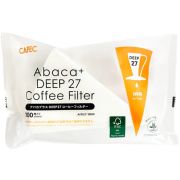 CAFEC Abaca+ Deep 27 kaffefilter, 100 stk.