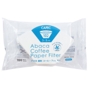 CAFEC Abaca Trapezoid AB102-100W filterpapir størrelse 102, 100 stk.