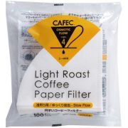 CAFEC Light Roast T-92 Coffee Paper Filter 4 Cup, 100 stk