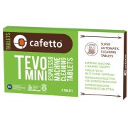 Cafetto Tevo Mini økologiske rengøringstabletter til espressomaskine 8 stk.
