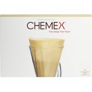 Chemex ubleget filter papirer til 3 koppes kaffemaskine, 100 stk.