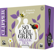 Clipper Økologisk Earl Grey Te 80 tebreve